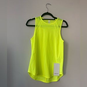 Brand news never worn tags on Lululemon razorback tank